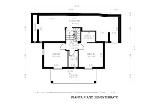 Abitazione 3A seminterrato quotato in Villaggio La Pinnetta Sardegna